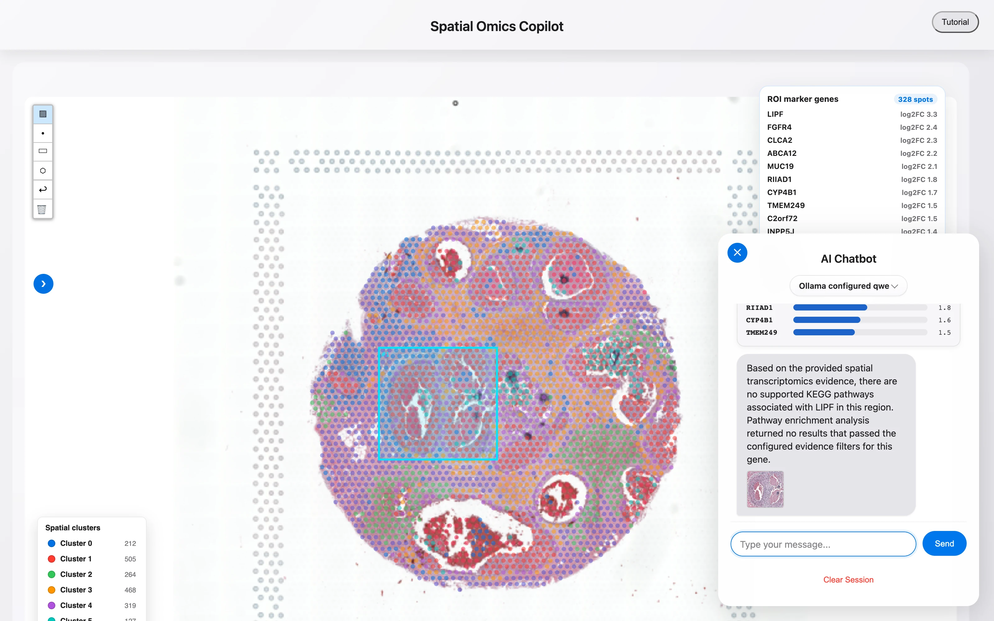 Spatial Omics Copilot: Tools that fail honestly